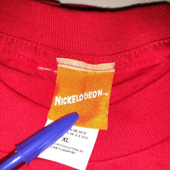 Nickelodeon The Adventures Of SPONGEBOB Red T Shirt ESCAPE FROM VORTEX Kids XL - Picture 14 of 16